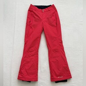 Columbia Omni Shield Bright Pink Ski Pants Women’s Size XS